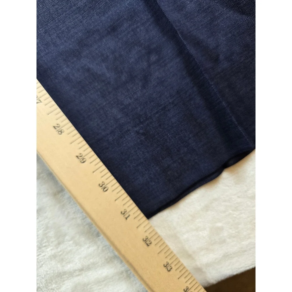 Kenneth Cole Suit Mens 42L 2 Piece Pants 36x32 Blue Wool Blend Slim Fit